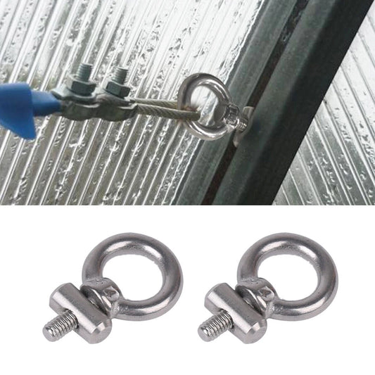 Awning Rail Stoppers 2/4/6/8pcs Stainless Steel 6mm Silver for Motorhome