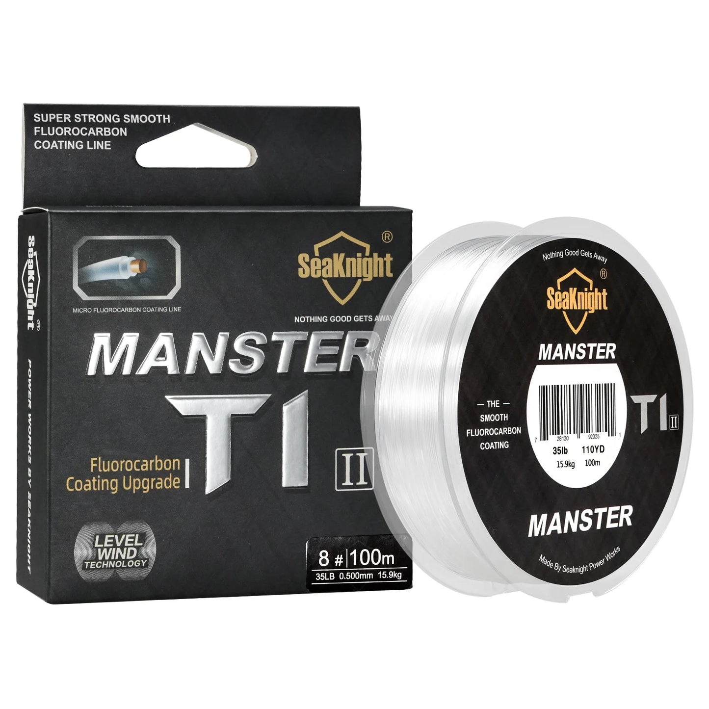 Fishing Line 100M Fluorocarbon Coating SeaKnight Manster 3-100LB