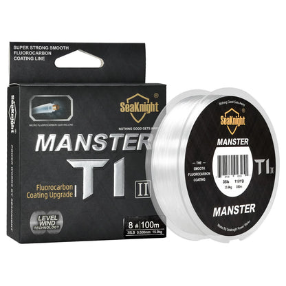 Fishing Line 100M Fluorocarbon Coating SeaKnight Manster 3-100LB