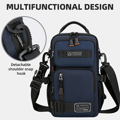 Men’s Molle Chest Bag Large Crossbody Waist Pack Hiking Travel Pouch