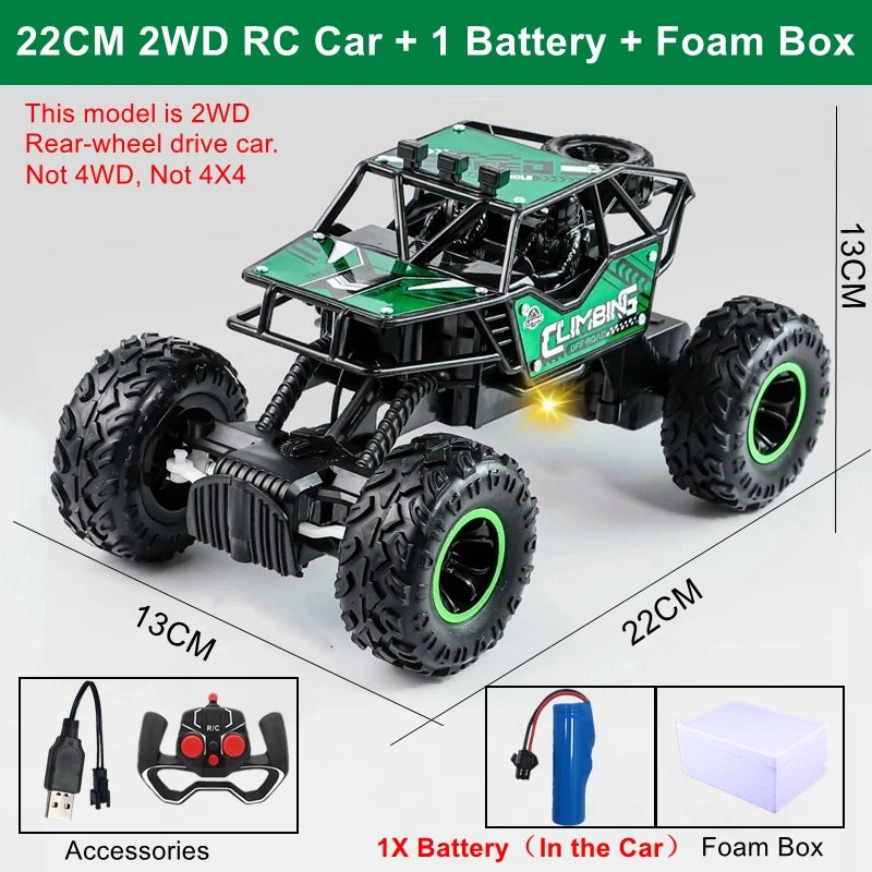 EXPROTAS RC Car Remote Control 4X4 All Terrain Brushless Outdoor Vehicle
