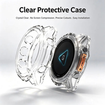 Protective Case for Garmin Fenix 9 51mm 47mm 43mm TPU Bumper Cover