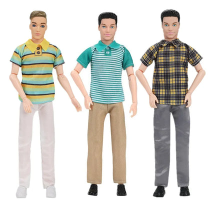 30cm Fashion Ken Doll 1/6 Movable Joints Clothes Suit Dress-Up Toy