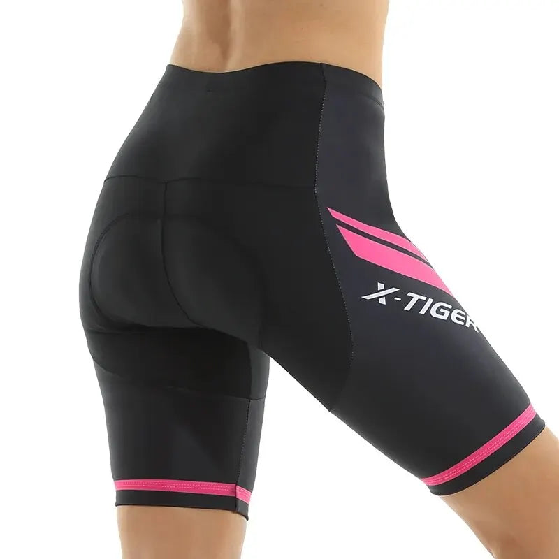 X-TIGER Women’s 3D Gel Cycling Shorts Padded MTB Road Bike Wear