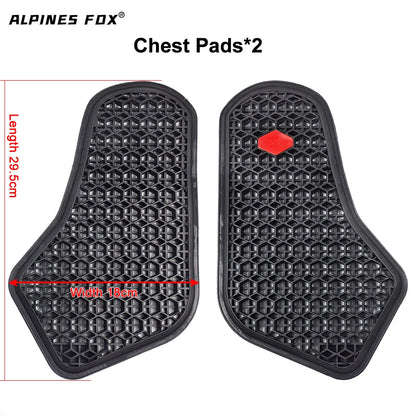 Universal Motorbike Chest Pads CE Approved Soft Motorcycle Jacket Insert Armor Shoulder Elbow Back Protector Pad