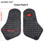 Universal Motorbike Chest Pads CE Approved Soft Motorcycle Jacket Insert Armor Shoulder Elbow Back Protector Pad