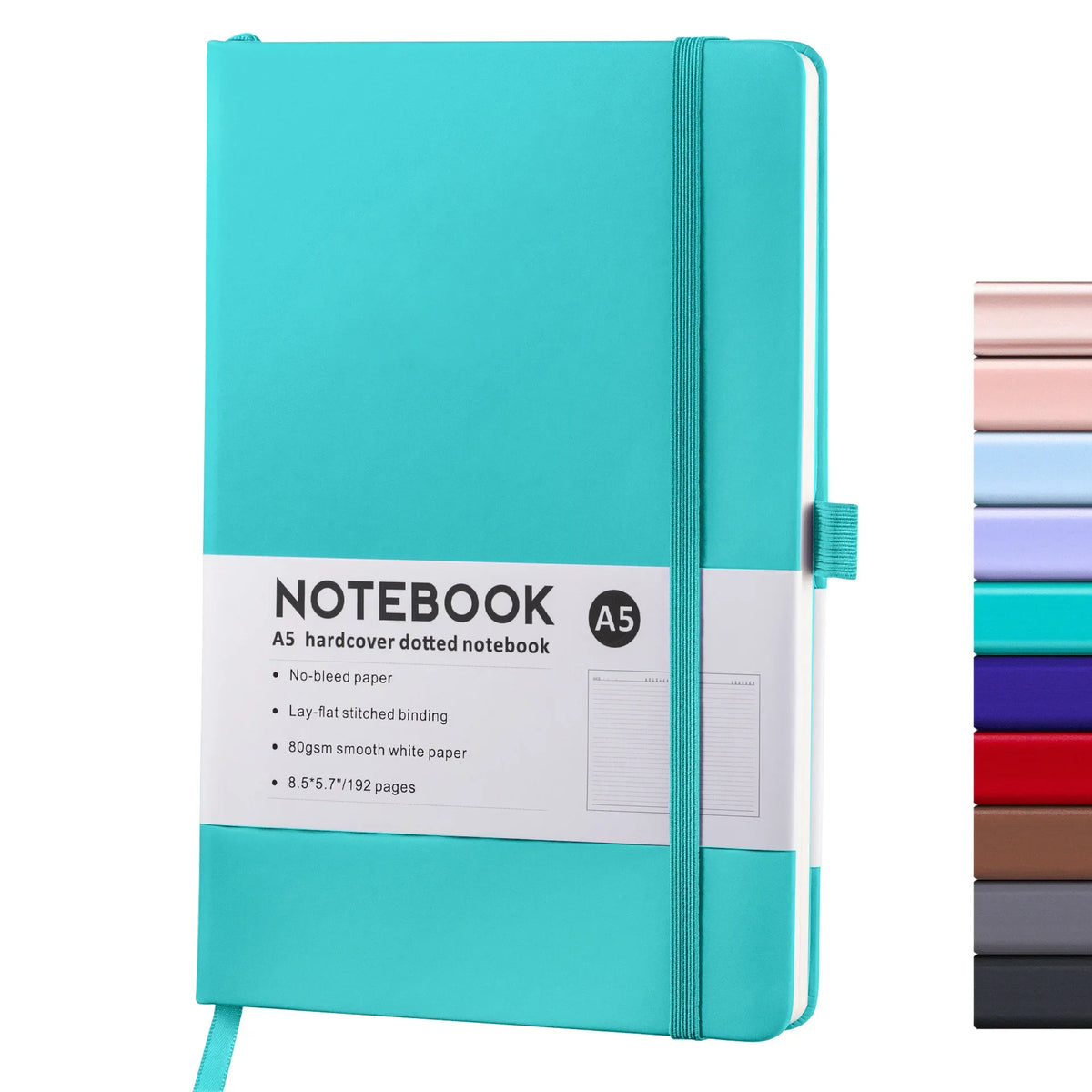 A5 Notebook Note Pad Lined Journal Diary Hardback Ruled Notepad School Supplies