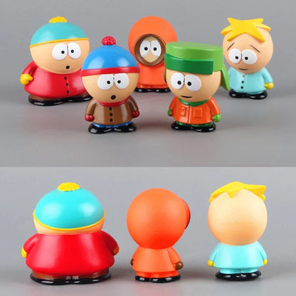 5PCS Southern Park Action Figures Toy Stan Eric Creative Dolls for Kids