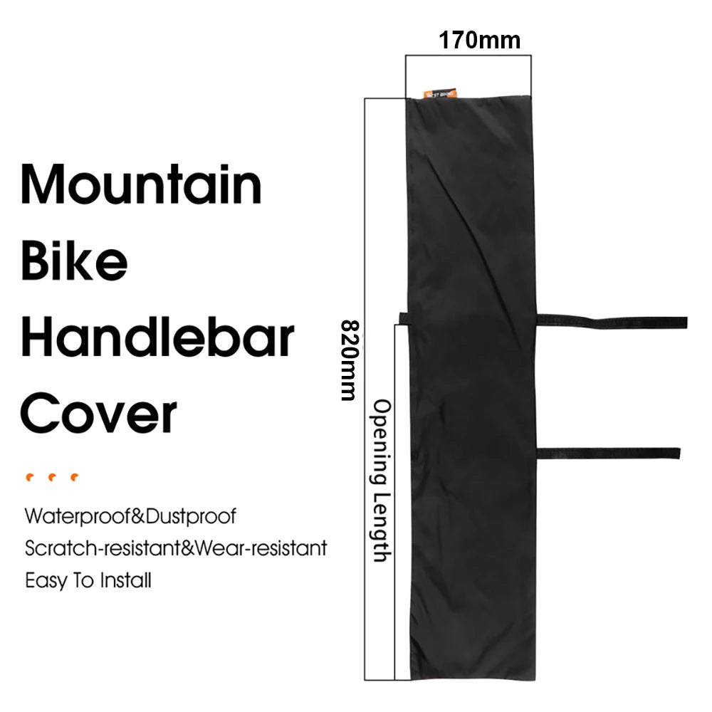 Bike Handlebar Cover Waterproof Dustproof Protector for Road Bicycle