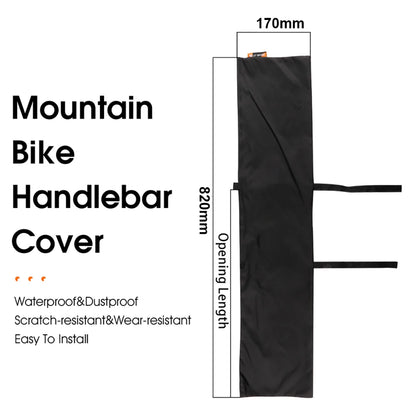 Bike Handlebar Cover Waterproof Dustproof Protector for Road Bicycle
