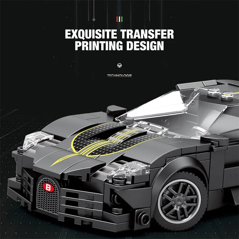 City Classic Racing Car Building Blocks Speed Champion Sports Vehicle Bricks Toy Gift