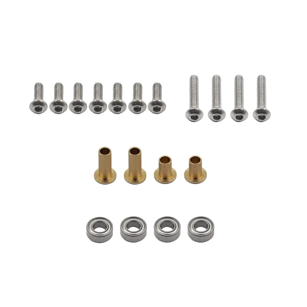 Aluminum Ball Bearing Crank Steering Assembly for Tamiya TT02 1/10 RC Parts