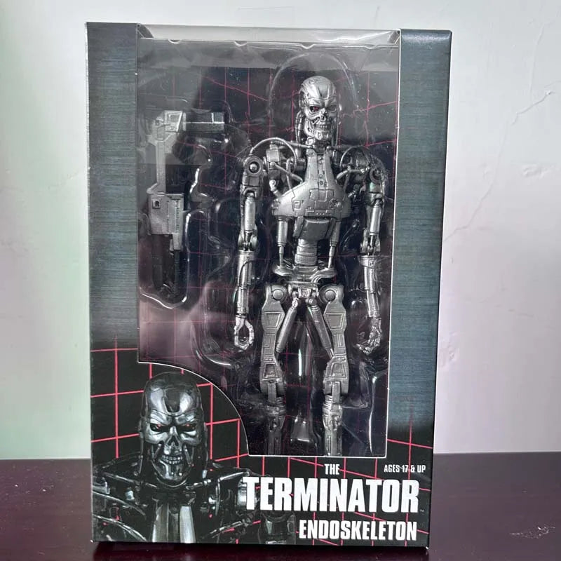 NECA Figure The Terminator Genisys T-800 Guardian The Terminator Endoskeleton Action Figure Model Toys Joint Movable Doll Gift-EXPROTAS
