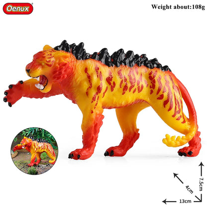 Oenux Fantasy Animal PVC Figure Dragon Dinosaur Golem Turtle Bull Orangutan - EXPROTAS