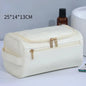 Leather Toiletry Bag Men Women Dopp Travel Hanging Large Cosmetic Wash Bags