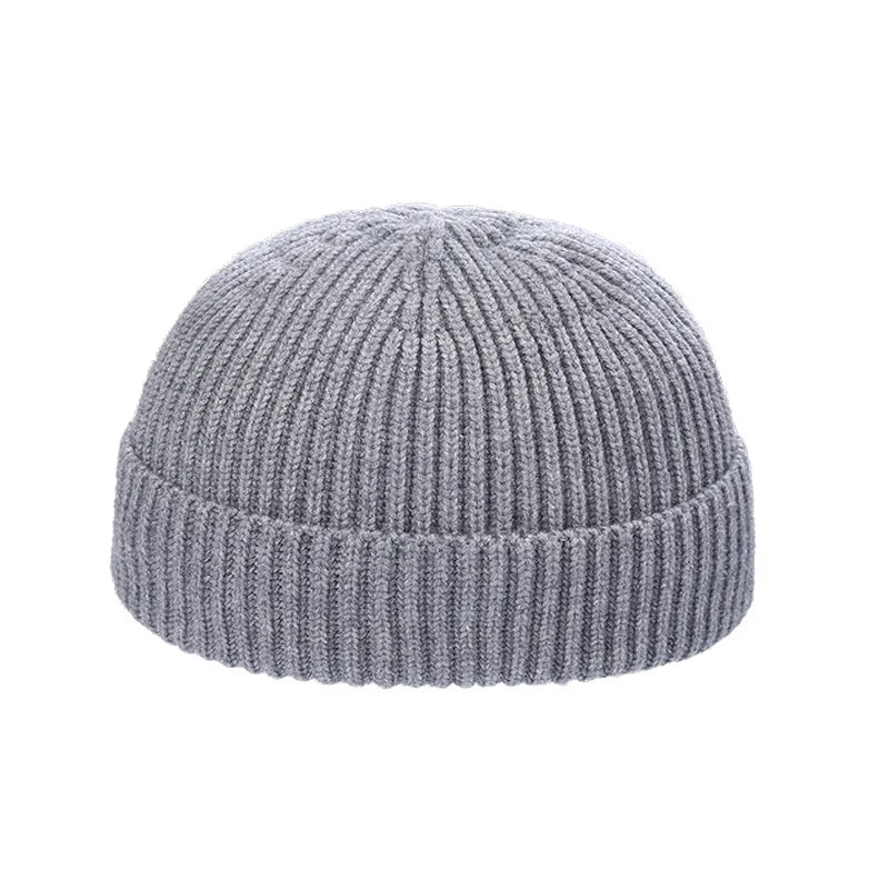 Winter Wool Knitted Beanie Hat Men Women Warm Cap Unisex Skull Cap