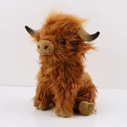 Highland Cow Plush Soft Stuffed Animal Doll Home Decor Toy 29cm