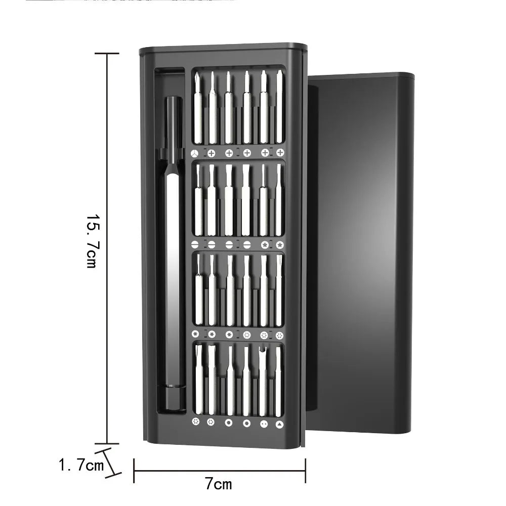 25-in-1 Magnetic Precision Screwdriver Set for Phone Laptop Repair Bits