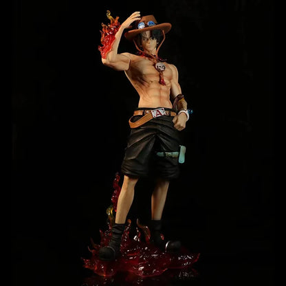 23cm Anime Ace Figure One Piece  Action Figurine PVC Collectible Statue Model Toys Gifts-EXPROTAS