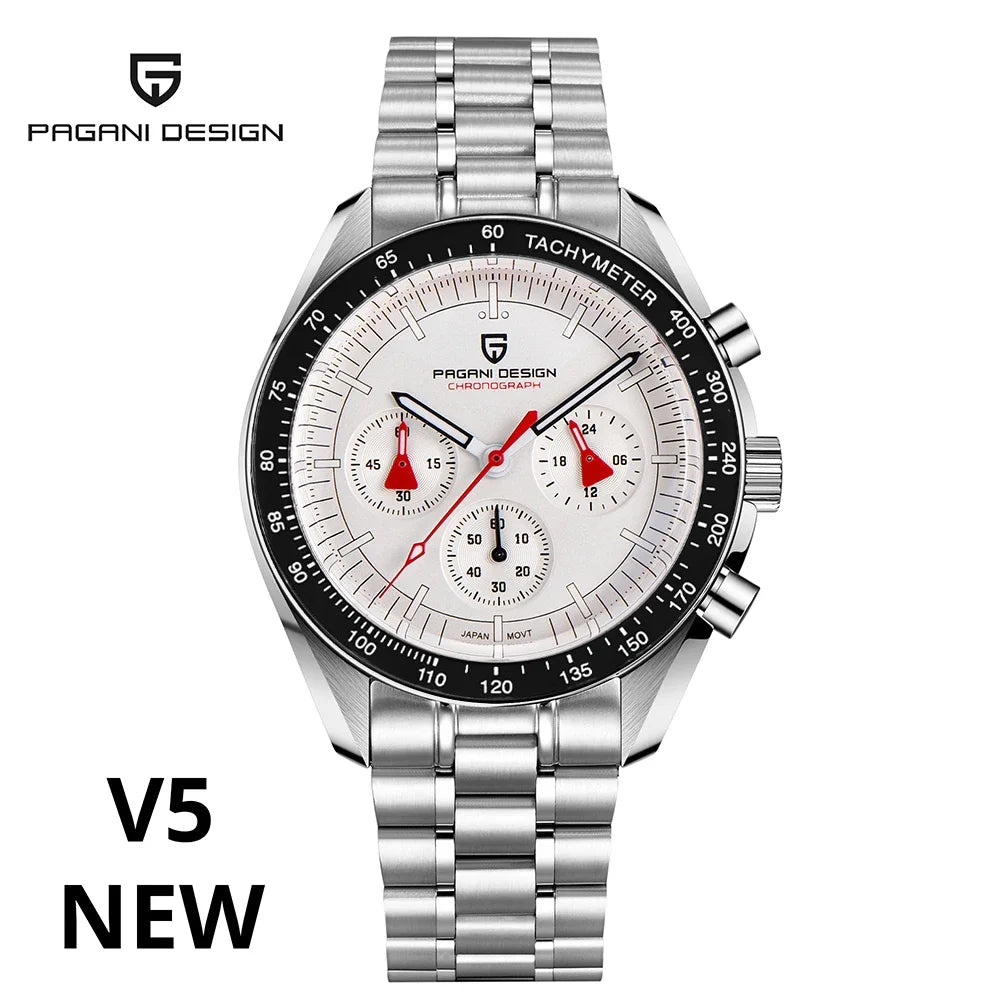 PAGANI DESIGN 2024 New Men's Watches Top Luxury Quartz Watch For Men Auto Date Speed Chronograph AR Sapphire Mirror Wrist watch-EXPROTAS