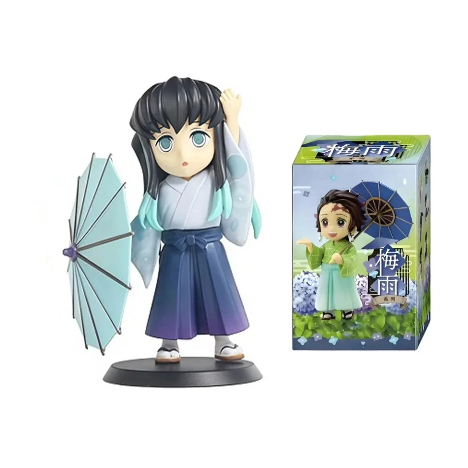 Blind Box Demon Slayer Figures Tanjiro Nezuko Kamado Anime Collectibles