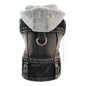 Puppy Denim Coat Jacket for Small Medium Dogs Pet Clothing Vest