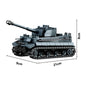 WW2 German 222 Armoured Vehicle Building Blocks Tank Brick Toy Set