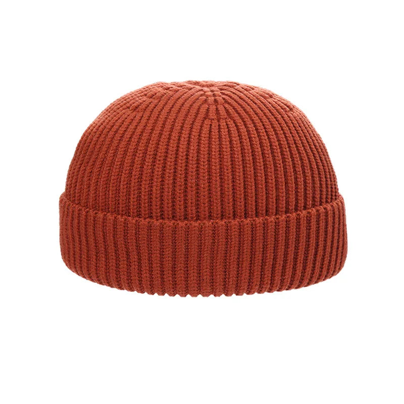 Winter Wool Knitted Beanie Hat Men Women Warm Cap Unisex Skull Cap