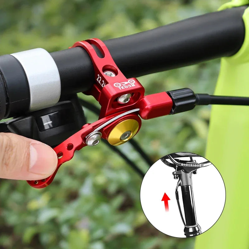 MTB Dropper Remote Lever for 22.2mm Aluminum Seatpost Bike Housing