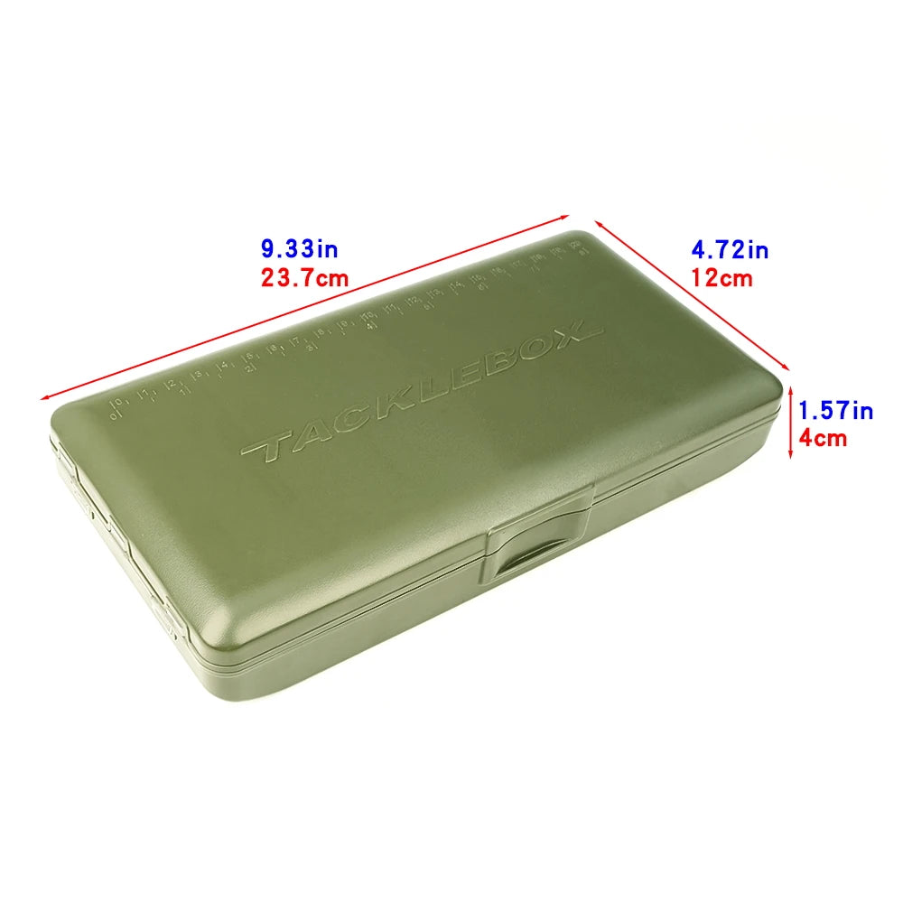 Hirisi Carp Fishing Organizer Box, Portable Tackle Storage w/ 27 Magnetic Grids