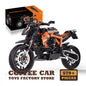 1:8 High-Tech Motorbike Building Blocks MOC Speed Racing Motorcycle Model Toy Gift