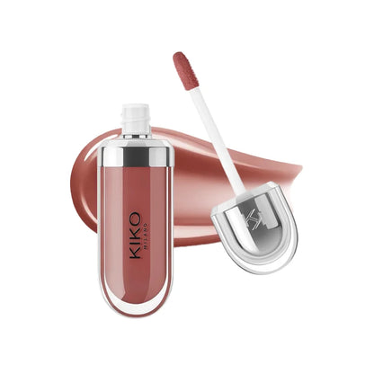 Kiko 3D Mirror Lip Gloss Waterproof Non-Stick Red Shiny Lip Glaze 6.5ml