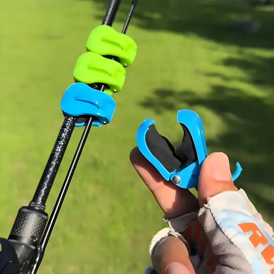 2pcs Fishing Rod Clip Quick-Attach Holder Anti-Slip Tackle Organizer