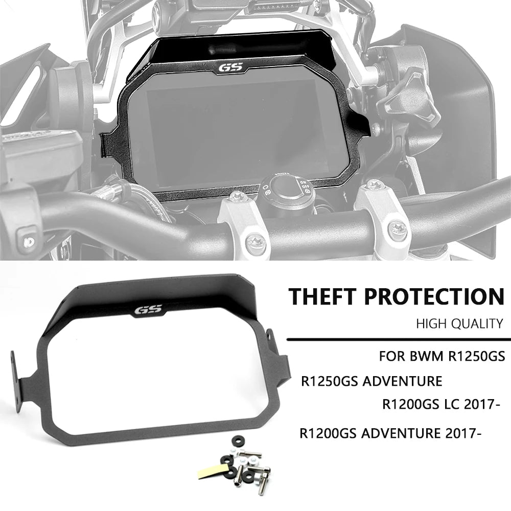 R1250GS ADV Motorcycle TFT Anti-theft Frame Cover Screen Protector Protection Parts For BMW R1200GS LC R 1250 GS Adventure 17-21-EXPROTAS