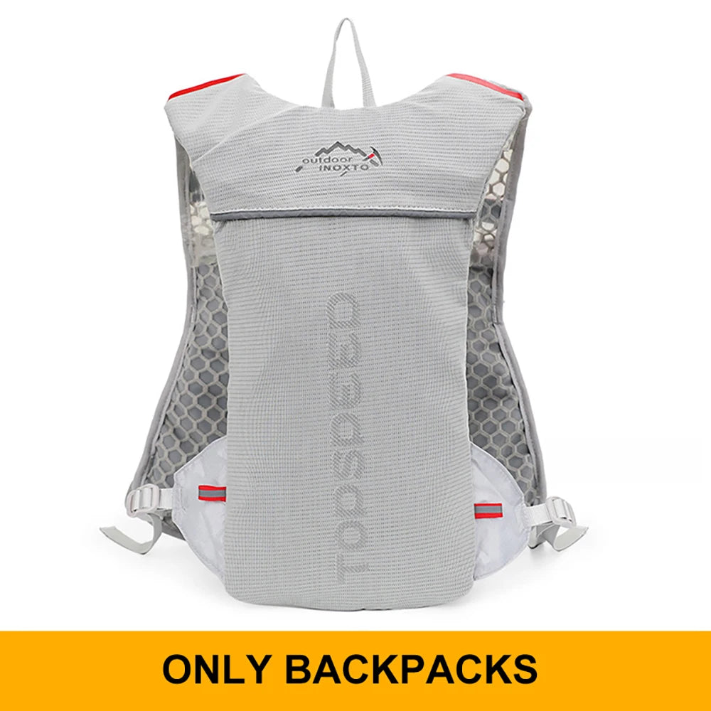 Outdoor Trail Running 5L Ultralight Backpack Hydration Jogging Vest Men Breathable Marathon Bicycle Bag Water Bottle 500ML-EXPROTAS