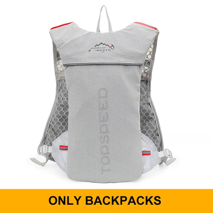 Outdoor Trail Running 5L Ultralight Backpack Hydration Jogging Vest Men Breathable Marathon Bicycle Bag Water Bottle 500ML-EXPROTAS