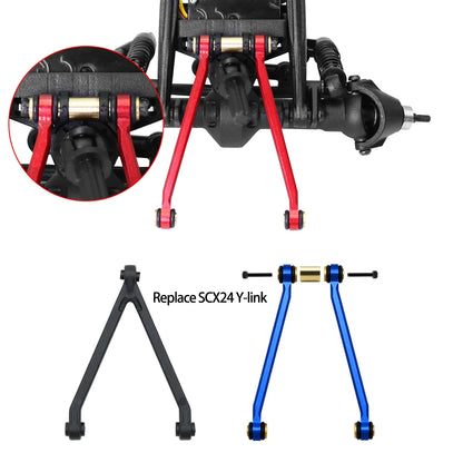 1/24 RC Crawler Metal High Clearance Chassis Link Set for Axial SCX24 - EXPROTAS