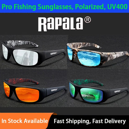 Rapala Polarized Sunglasses UV Protection for Fishing Riding Hiking Outdoor