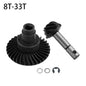 Steel Helical Bevel Axle Gear 8T 24T/27T/30T/33T for 1/10 RC Crawler SCX10 II III Capra - EXPROTAS