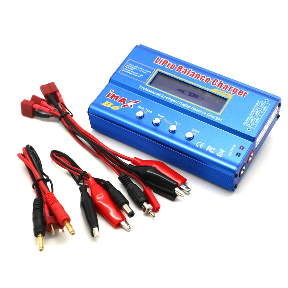 IMAX B6 80W Balance Digital Charger for Lipo NiMh RC Battery 12V 5A