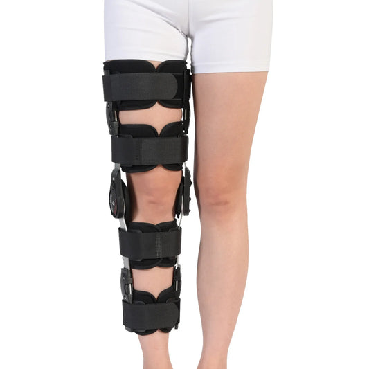 New model Orthopedic Support Stabilizer After Surgery Adjustable Hinged ROM Knee Brace For Recovery ACL MCL & PCL Injury Medical-EXPROTAS