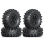 4Pcs Crawler Wheel Tires Beadlock for RC 1/18 TRX4M SCX24 FCX24 AX24