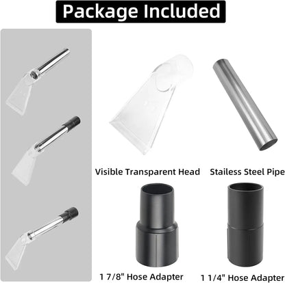 Cleaning Vacuum Clear Extractor Attachment for Upholstery Carpet Car