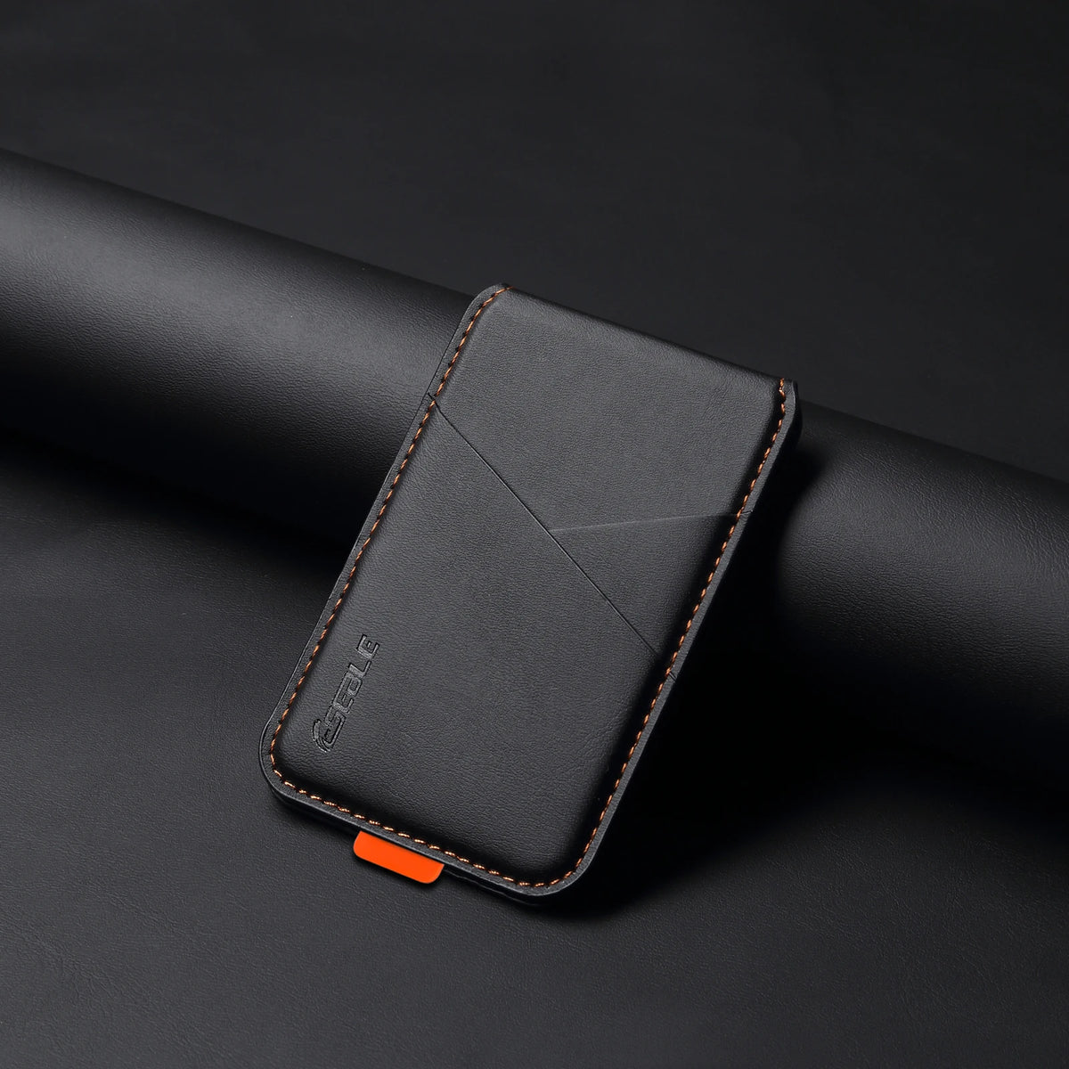 Magnetic Phone Card Holder Wallet PU Leather RFID Wireless Charging Case