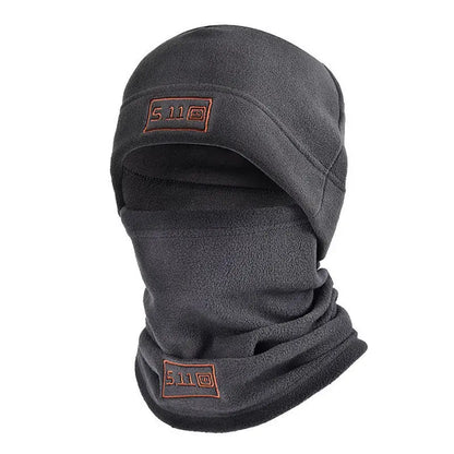 Tactical Fleece Hat Scarf Set Thermal Winter Balaclava Face Mask Cycling Neck Warmer