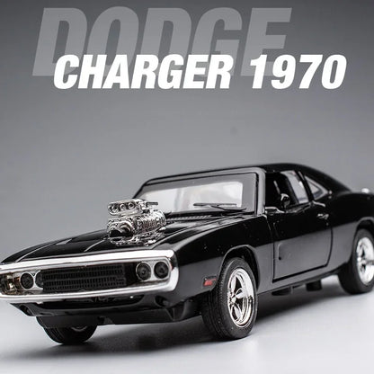Dodge Charger 1:32 Alloy Model Car with Sound Light Pull Back 1970