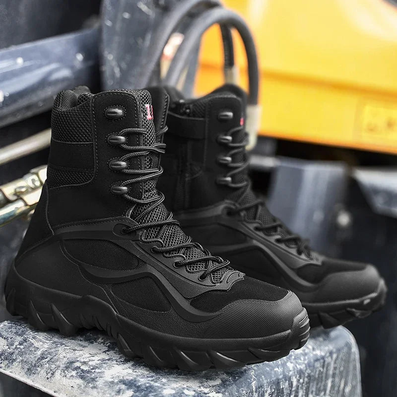 Men Tactical Boots Autumn Special Forces Field Man Boot Lightweight Outdoor Non-Slip Waterproof Shoes Zapatillas Hombre-EXPROTAS
