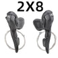 MicroNEW Road Bike Shifters 2×7–2×10 3×7–3×11 Brake Lever Set Compatible Shimano - EXPROTAS