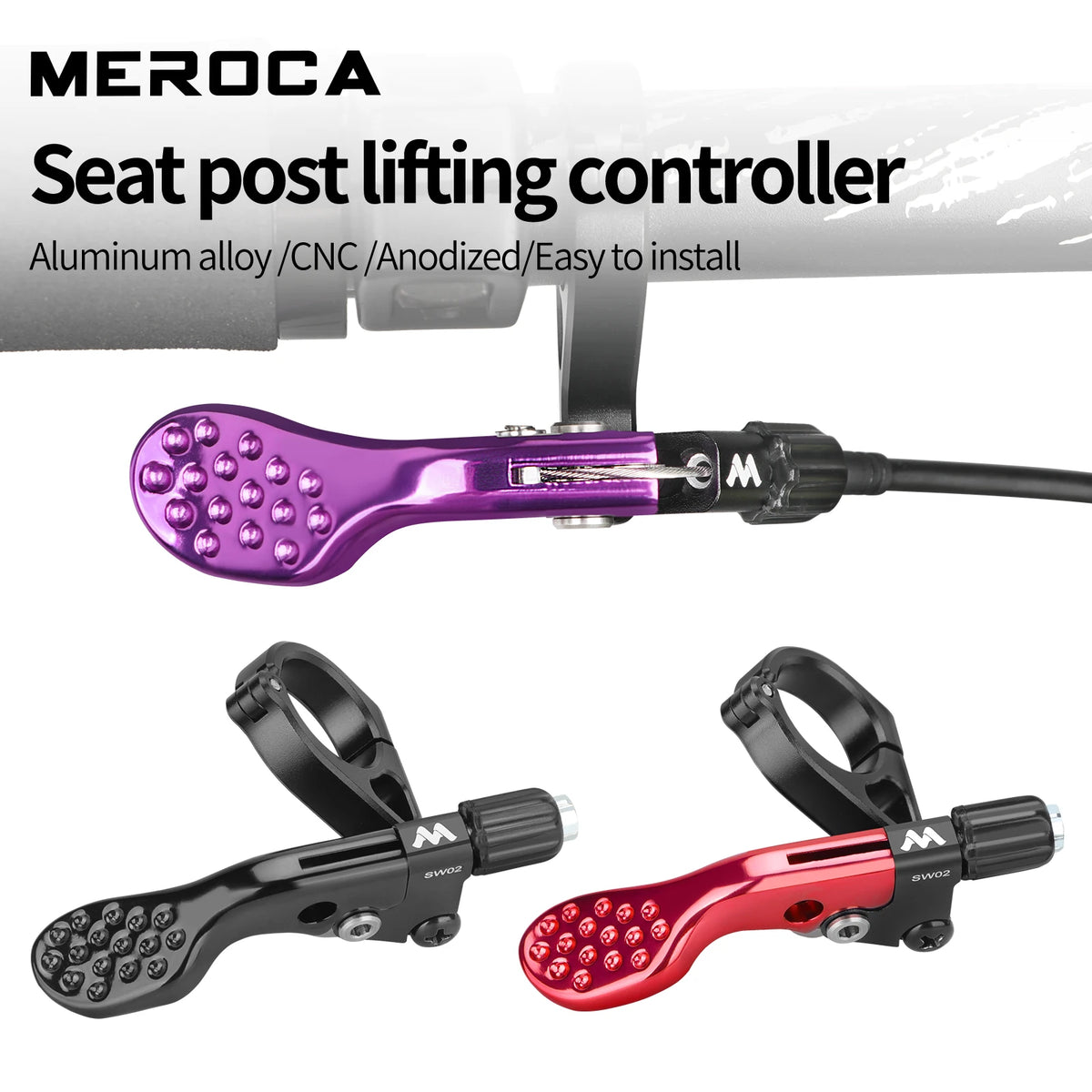 Lift Seatpost Controller Aluminum Bike 22.2mm Handlebar Switch