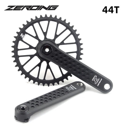 ZEROING Road Folding Bicycle Crankset 10/11/12speed Single Chainring 40/42/44/46/48T With Bracket Bottom BSA For Gravel Bike-EXPROTAS